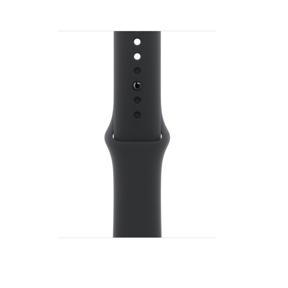 42mm Black Silicone Watch Band
